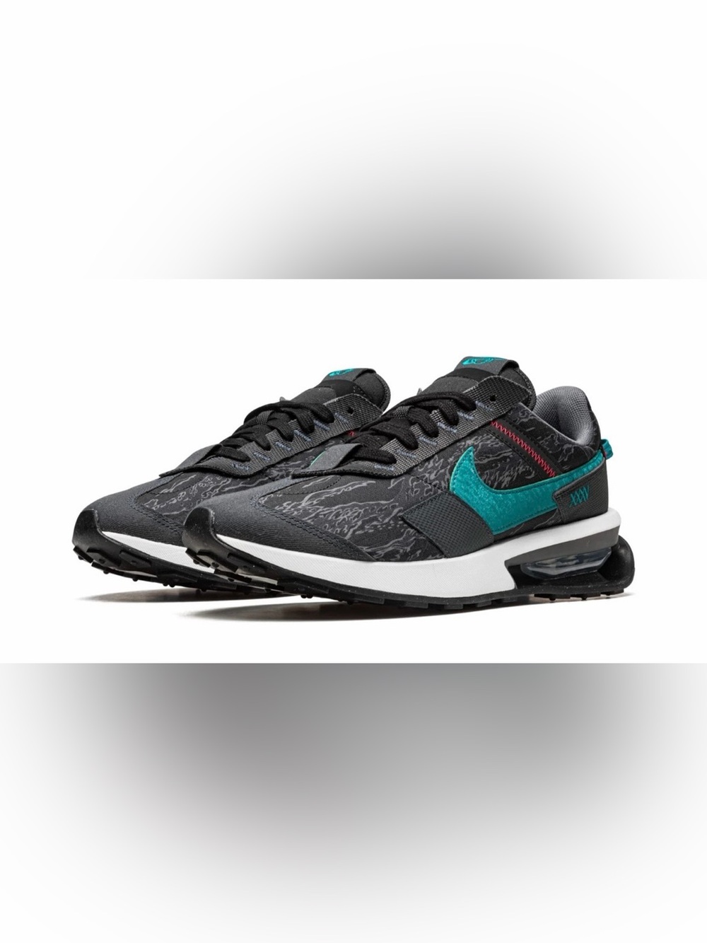 Nike Men’s Black Fresh Pre-day Shoes Water Grey Sneackers Men 12